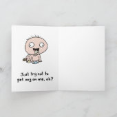 Faire-part "J'ai entendu que vous avez engendré" la nouvelle (Intérieur)