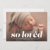 Faire-part J'ai tellement aimé la Saint Valentin photo naissa (Devant)