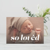 Faire-part J'ai tellement aimé la Saint Valentin photo naissa (Debout devant)