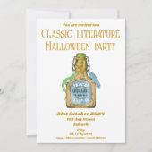 Faire-part Jambe du lézard Shakespeare Macbeth (Devant)