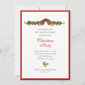 Faire-part Jardin d'aquarelle et fête de Noël arc (Devant)