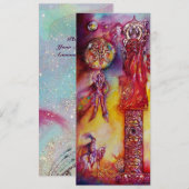 FAIRE-PART JARDIN DES OMBRES PERDUES, DES FOYERS ET DES PAPIE (Devant / Derrière)