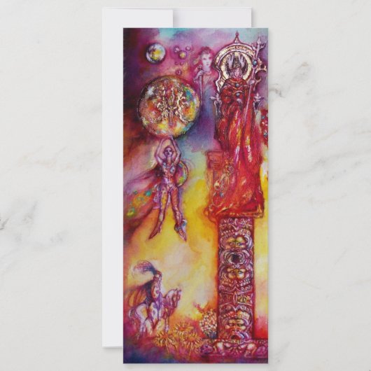 FAIRE-PART JARDIN DES OMBRES PERDUES, DES FOYERS ET DES PAPIE (Devant)