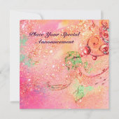 FAIRE-PART JARDIN DES OMBRES PERDUES / MONOGRAMME À BOUTEILLE (Devant)