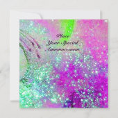 Faire-part JARDIN DES OMBRES PERDUES -monogramme, bleu violet (Dos)