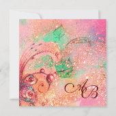 FAIRE-PART JARDIN DES OMBRES PERDUES / MONOGRAMME PAPILLON (Dos)