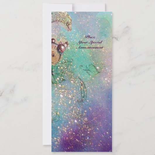 FAIRE-PART JARDIN DES OMBRES PERDUES -PLANTE PAPILLON MAGIQUE (Dos)