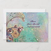 FAIRE-PART JARDIN D'OMBRES PERDUES FÊTES ET BOUTEILLES (Dos)