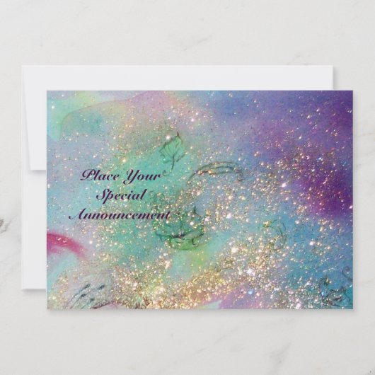 FAIRE-PART JARDIN D'OMBRES PERDUES FÊTES ET BOUTEILLES (Devant)