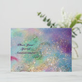 FAIRE-PART JARDIN D'OMBRES PERDUES FÊTES ET BOUTEILLES (Debout devant)