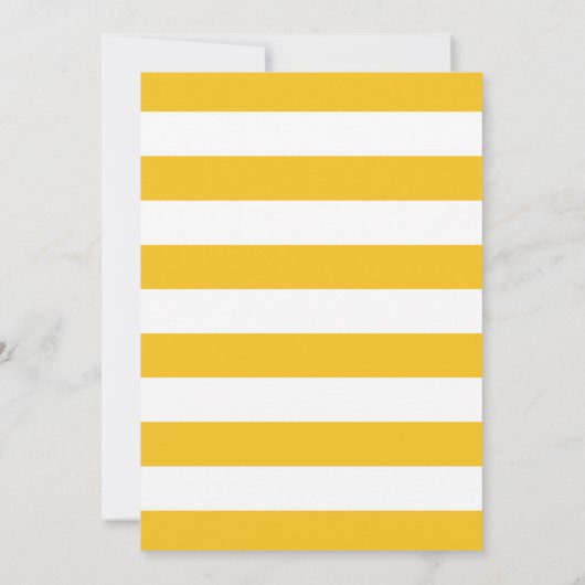 Faire-part Jaune | Graduation de la photo de script préppy (Dos)