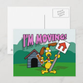 Faire-part Je déménage Carte postale (Devant / Derrière)