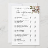 Faire-part jeu de chaussures mariage jeu de bachelorette jeu  (Devant)