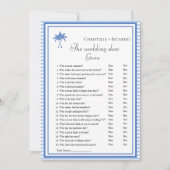 Faire-part jeu de chaussures mariage jeu de bachelorette jeu (Devant)