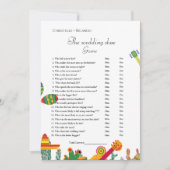 Faire-part jeu de chaussures mariage taco bout amour jeu de f (Devant)