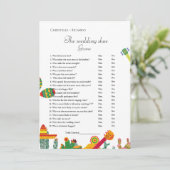 Faire-part jeu de chaussures mariage taco bout amour jeu de f (Debout devant)