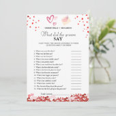 Faire-part Jeu de douche nuptiale pour mariée et mariée (Debout devant)