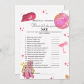 Faire-part Jeu de douche nuptiale pour mariée et mariée (Devant / Derrière)