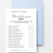 Faire-part Jeu de douche nuptiale pour mariée et mariée