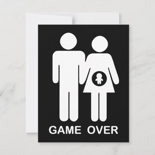Faire-part Jeu terminé (Devant)