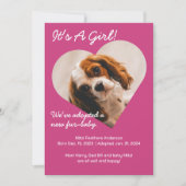 Faire-part Joli nouveau chiot (Devant)