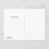 Faire-part Jolie carte postale de changement d'adresse de sty (Dos)