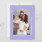 Faire-part Joueur 3 | Jeu Vidéo Thème Photo Grossesse (Devant)