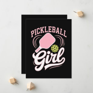 Faire-part Joueuse de pickleball fille