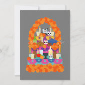 Faire-part Jour de la fête de l'halloween mort (Dos)