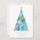 Faire-part Joy Christmas Tree Card - Bliss (Devant)