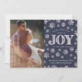 Faire-part Joy Pregnancy Noël (Devant)