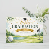 Faire-part Joyeuse remise de diplômes de golf (Debout devant)
