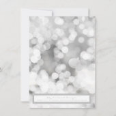 Faire-part Joyeuses Fêtes Noël De Nom De Famille (Dos)