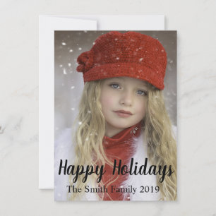 Faire-part Joyeuses Fêtes Noël De Nom De Famille