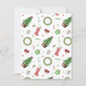 Faire-part Joyeuses Fêtes Nouveau Accueil Porte de Noël Démén (Dos)