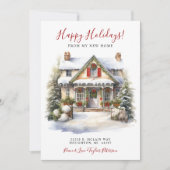 Faire-part Joyeuses vacances Nouvelle maison déménager (Devant)