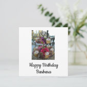 Faire-part Joyeux anniversaire Barbara (Debout devant)