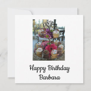 Faire-part Joyeux anniversaire Barbara