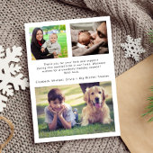 Faire-part Joyeux Bright Photo Noël Naissance de Noël