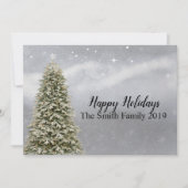 Faire-part Joyeux Noël Arbre (Devant)