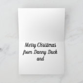 Faire-part Joyeux Noël de Danny Duck (Intérieur)