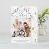 Faire-part Joyeux Noël de New Home Doodtree House (Debout devant)