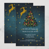 Faire-part Joyeux Noël Fête Nouvelle Maison Déménagement (Devant / Derrière)