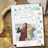 Faire-part Joyeux Noël Nouveau Accueil Photo Maison de la mon