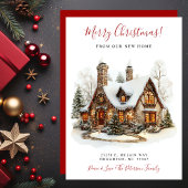 Faire-part Joyeux Noël Nouveau foyer Se déplacer