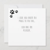 Faire-part Joyeux voeu d'anniversaire Chats (Dos)