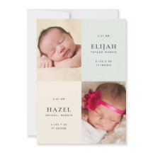 Jumeaux à deux faces neutre genre Naissance