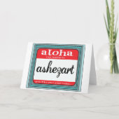 Faire-part Juste marié (Dos)