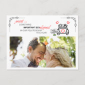 Faire-part Juste Marié - Nous Avons Elopé Photo Carte Postale (Devant)