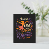 Faire-part Juste un qui aime danser la danse (Debout devant)